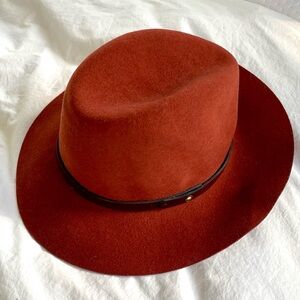 Rag & Bone Rust Fedora Hat